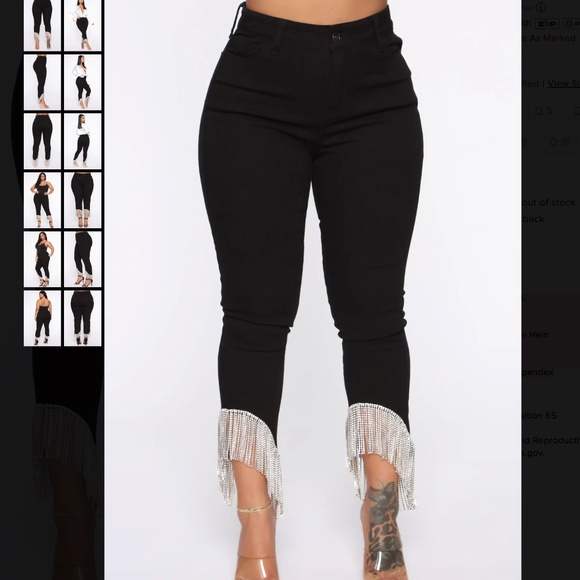 Drip Drip Skinny Jean - Black - Picture 3 of 8